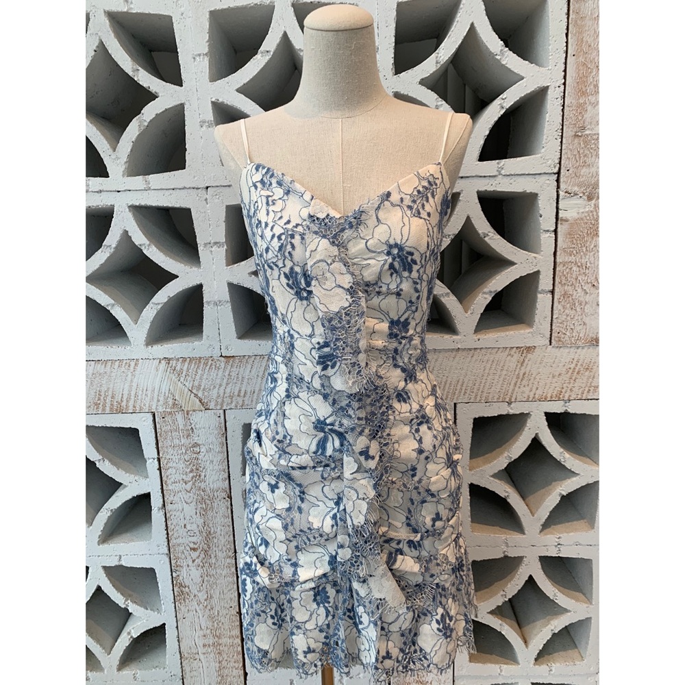 Lace Winter Wonderland Mini Dress
